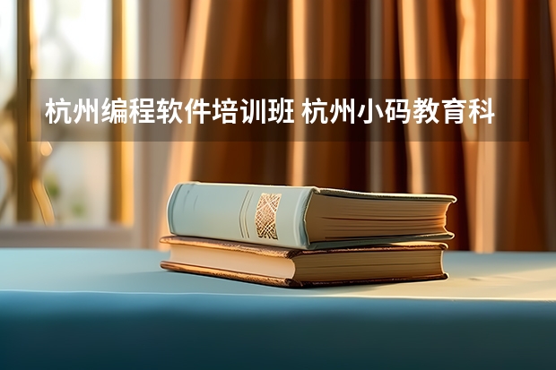 杭州编程软件培训班 杭州小码教育科技有限公司怎么样？