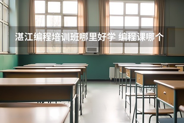 湛江编程培训班哪里好学 编程课哪个培训机构好