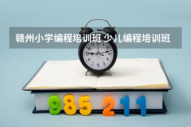 赣州小学编程培训班 少儿编程培训班哪个好